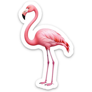Flamingo emoji sticker