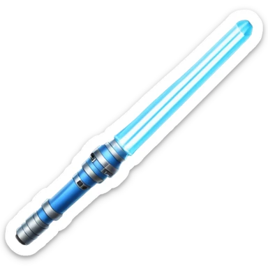 Blue Lightsaber from star wars sticker