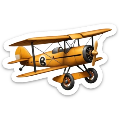 small size plane old town sticker