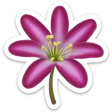 Stamen sticker
