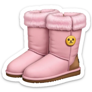 lightPink uggs sticker