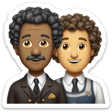 Moe, Larry and Curly sticker