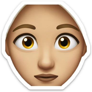 side eye eye roll  sticker