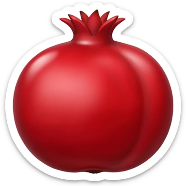 Make a pomegranate emoji sticker