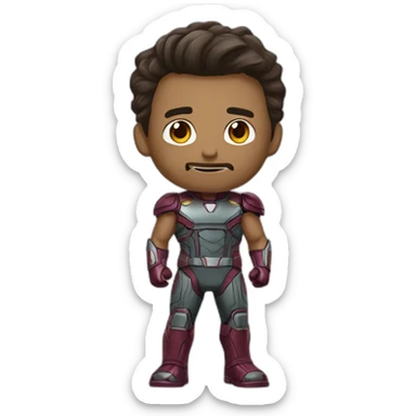 homem de ferro da marvel sticker