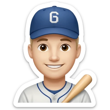 autobus de equipo llevando a egnte de basebal  y un choer sticker