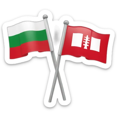 Flag of Budapest and Flag of Austrian Empire sticker