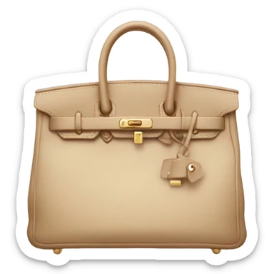 Beige birkin  sticker
