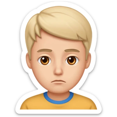 unimpressed and bored  sticker