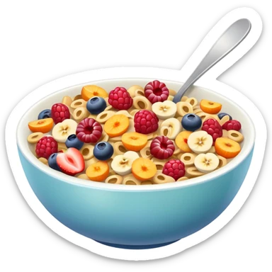 Cereal Fruit Flavour sticker