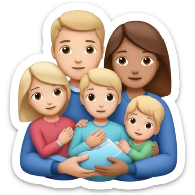 hands cradling a family, life insurance sticker