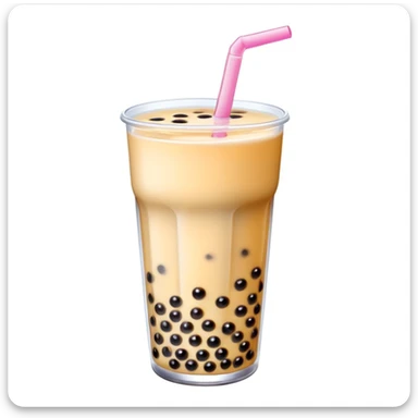 Bubble tea sticker
