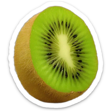 Dried kiwi fruit sticker