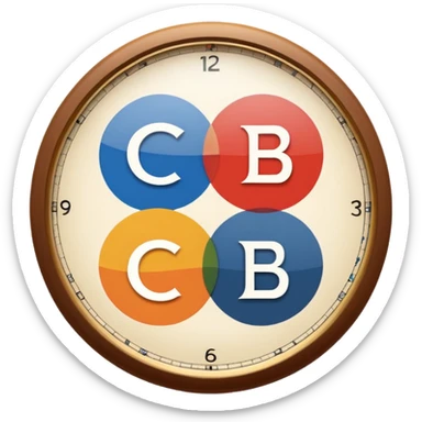 I need a pure sacred geometry "c	"  logo that does not just let something in one way but not process it. Use Venn Diagram, 21db, and Zeiss. Typography inspired by Swiss timepiece and John Langdon and Joshua Davis and myself. sticker