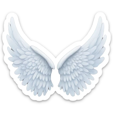 Angel wings sticker
