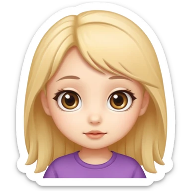 cute chibi cartoon, big eyes, soft shading, smooth gradients, clean outlines, high detail, sticker style sticker