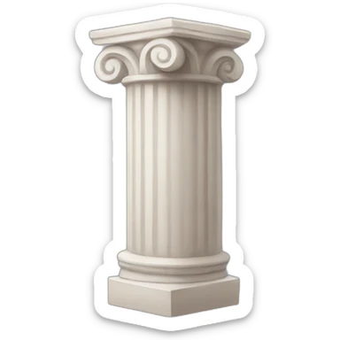 Pillar sticker