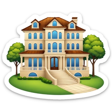 casa lujosa y bonita sticker