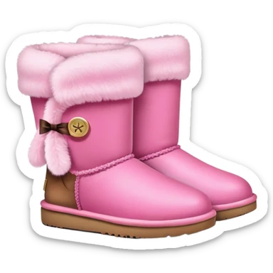 pink uggs sticker
