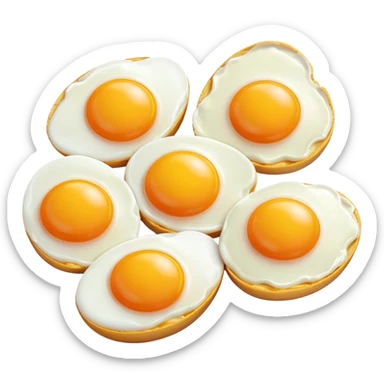 Fried eggs sticker