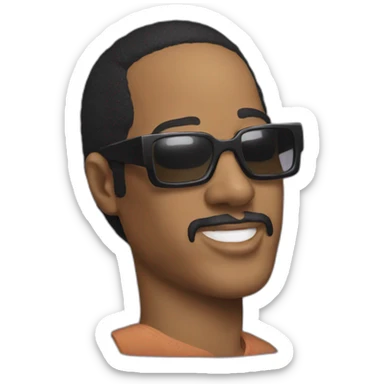 Stevie Wonder sticker