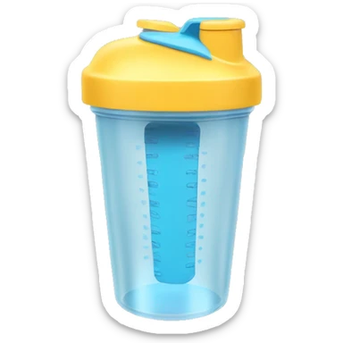 Protein Shaker cup  sticker