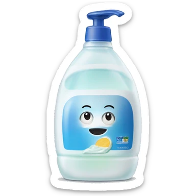 Dish soap in microwave  sticker