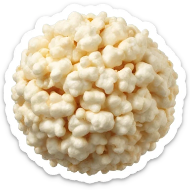 a corn ball sticker