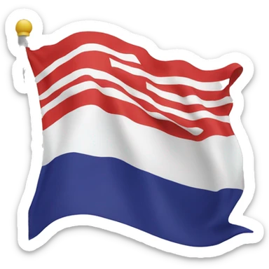 flag (top to bottom) #FFFFFF #088CE8 #FFFFFF sticker