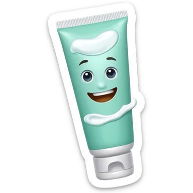 toothpaste sticker