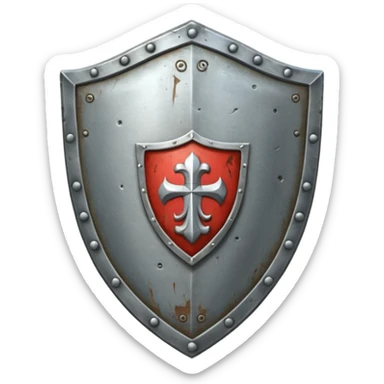 Knight's Shield sticker