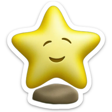 Etoile jaune sticker