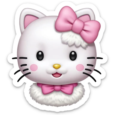 Helo kity sticker