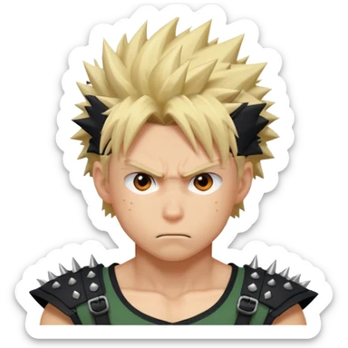 Bakugo from mha sticker