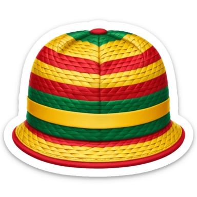Jamaican hat  sticker