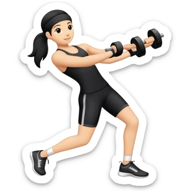 Workout band sticker