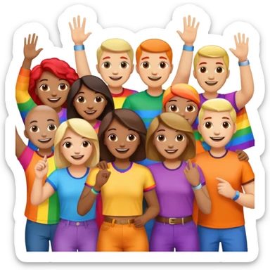 pride charcters sticker