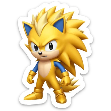 super sonic sticker