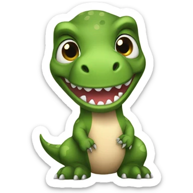 Baby T-rex sticker