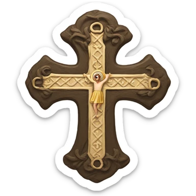 Orthodox cross sticker