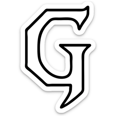 icon with the letter G inspired by LifeCraft Font, fantasy medieval look, suitable for app icon sticker