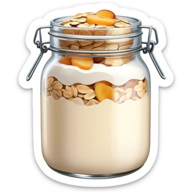 Overnight oats sticker