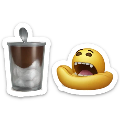 Odontologa apuntando con el dedo al frente  sticker