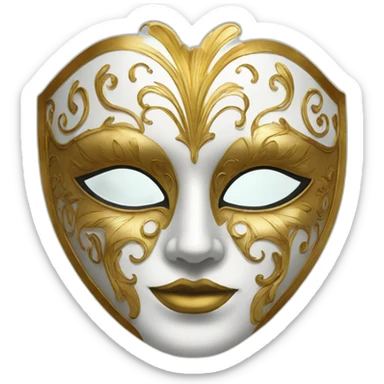 Carnival of Venice Mask sticker