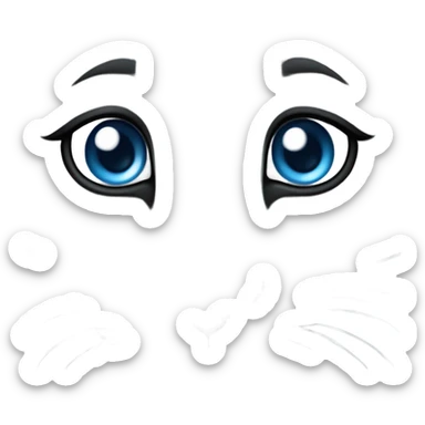 snow leopard sticker