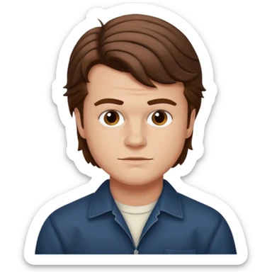 Steve Harrington from stranger things sticker