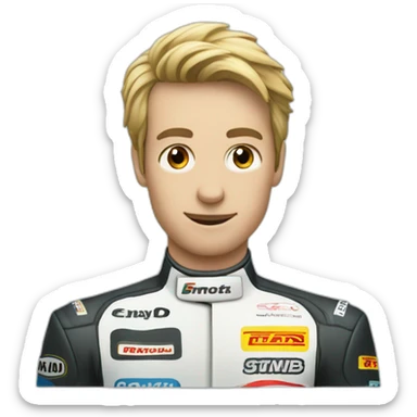 formula 1 fish racing sticker