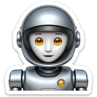 robot copilot sticker