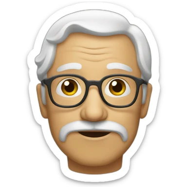 Wise old lover sticker