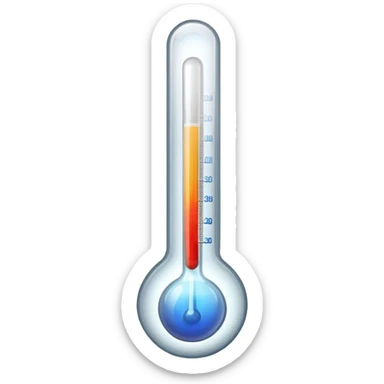 Thermometer sticker